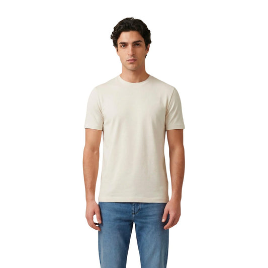 T-shirt bianca relaxed fit Antony Morato in puro cotone con logo stampato sul davanti, design moderno e vestibilità comoda.