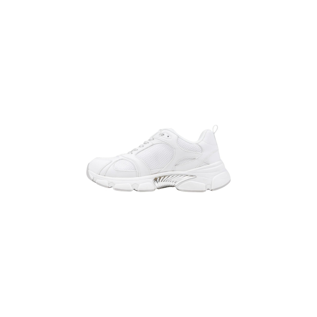 Guess Sneakers Donna Bianche in Poliestere 62% e Poliuretano 38% Basse Sportive FLTIBI ELE12