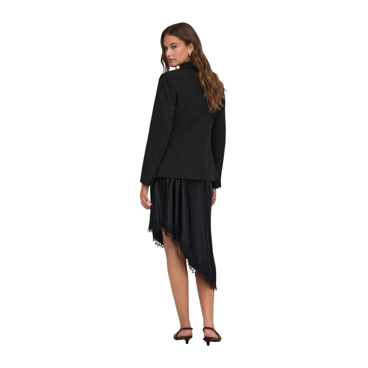 Blazer elegante donna ONLY ONLASTRID – Giacca monopetto slim fit a un bottone 15376791.