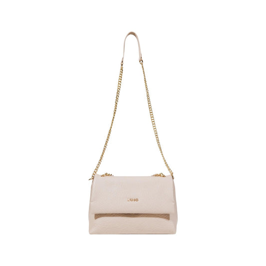Liu Jo Borsa Donna Beige Mano Tracolla Bottoni Automatici Tasche Interne Poliestere 100% 27x21x12 cm Autunno Inverno AF5003 E0161