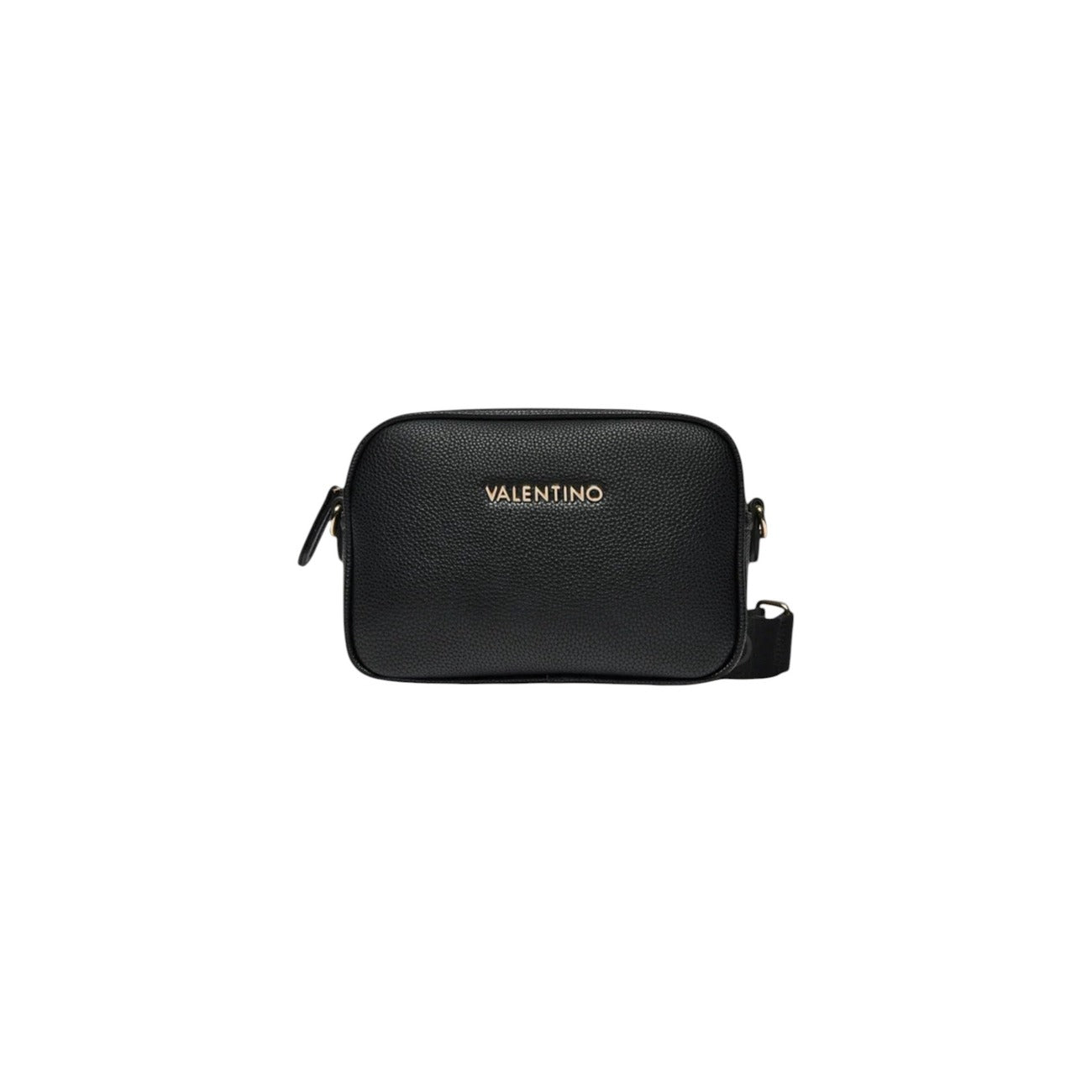 Valentino Bags Borsa Donna Nera a Tracolla - Borsa con Cerniera e Tasca Interna 20.5x14.5x7cm