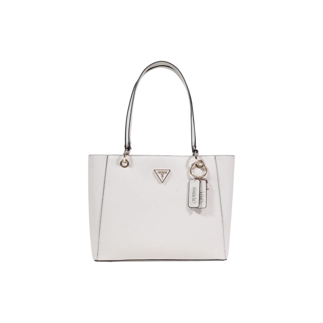 Guess Borsa Donna Nera in Poliuretano 100% a Mano con Cerniera Tasche Interne 25x30x9 cm HWZG96 72250