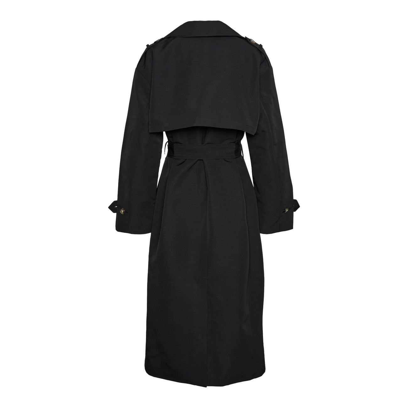 Vero Moda Cappotto Donna Nero Bottoni Maniche Lunghe Tasche Anteriori Poliestere 100% Primavera Estate 10300263