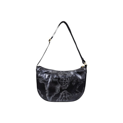 Alviero Martini Prima Classe Women's Handbag in Black - Iconic Geo Print