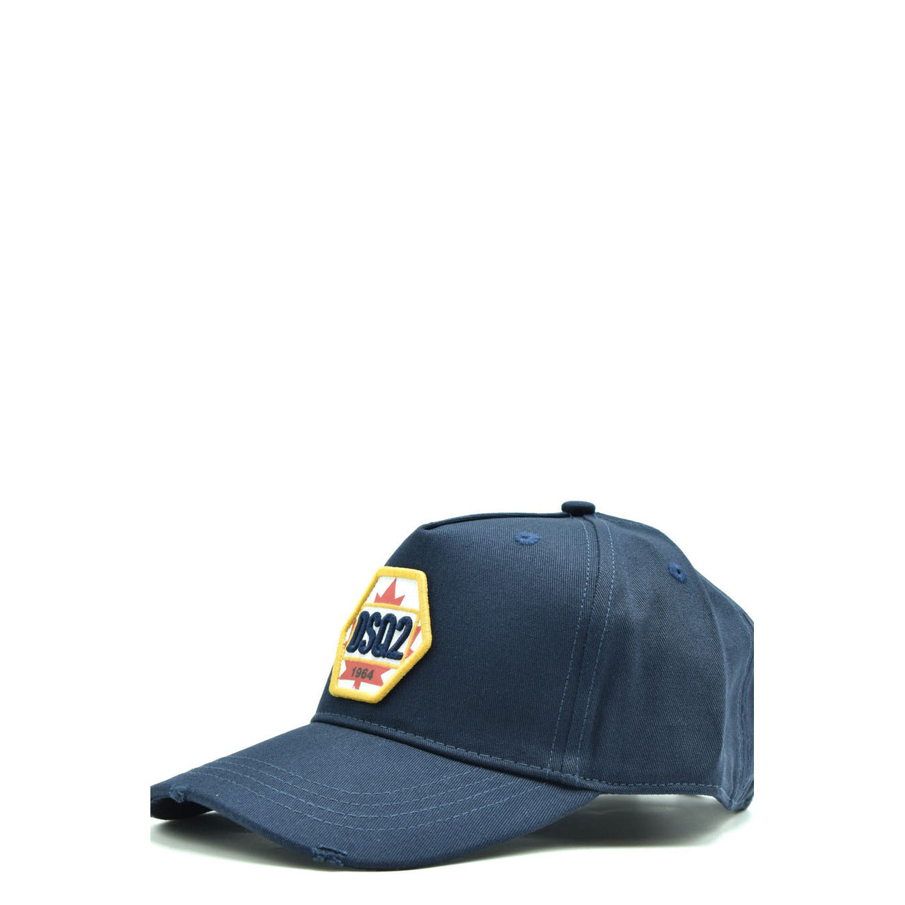 Dsquared2 Cappello Uomo Blu Stampa Cotone 100% Autunno Inverno V_26072