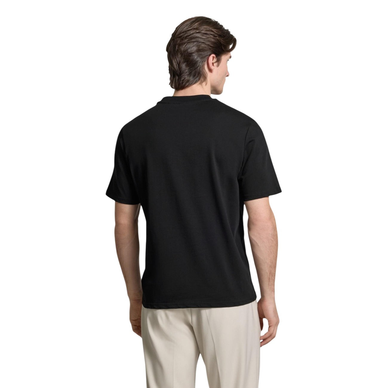 T-shirt Antony Morato uomo nera 100% cotone - vista posteriore retro
