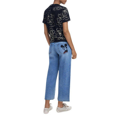 Desigual Mickey Mouse T-Shirt Donna