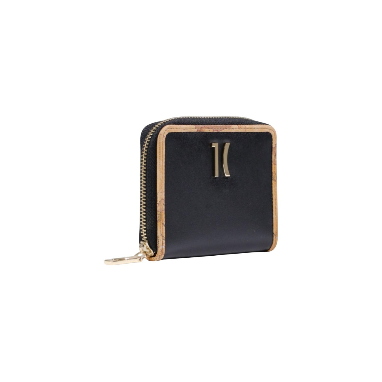 Alviero Martini Prima Classe Portafoglio Donna Nero con Cerniera Tasche Interne - Portafoglio Pelle 13x11x2cm