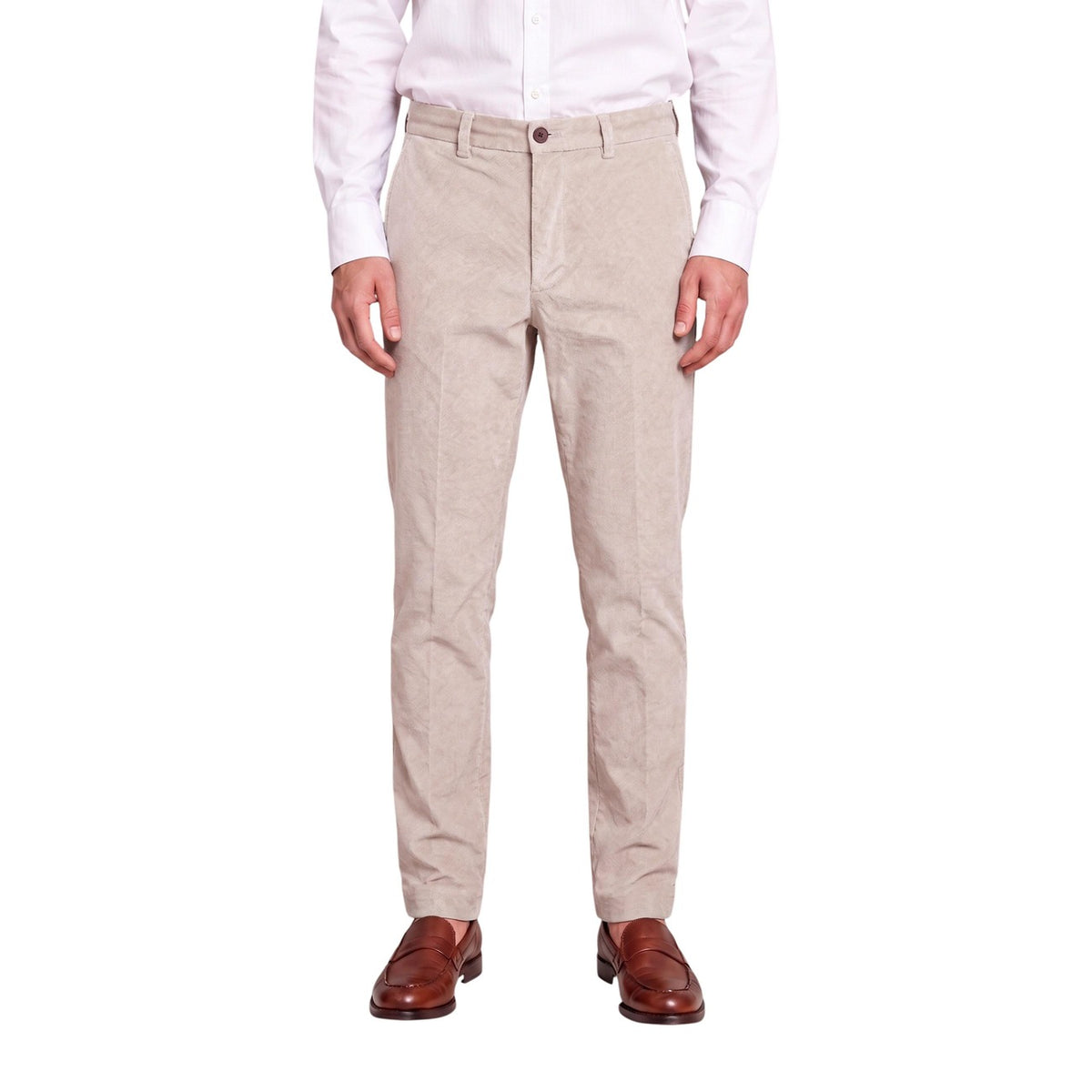 Pantaloni velluto coste uomo Borghese Caligola – Pantaloni slim fit invernali 5WPAZ1 26VL129.
