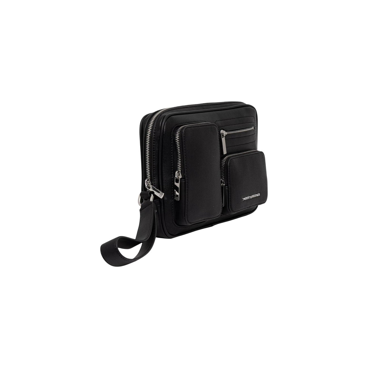 Pochette borsa a mano uomo Tommy Hilfiger nera – Borsa da polso ecopelle AM0AM14482BDS.