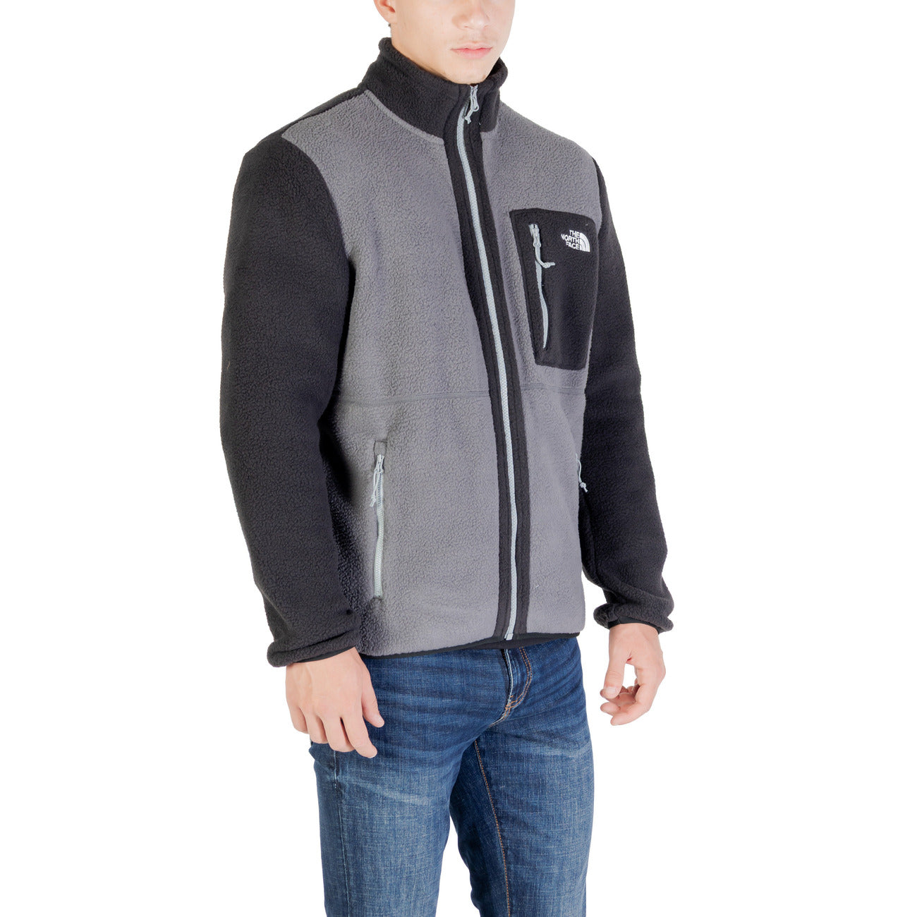 The North Face Giacca Uomo Grigia con Zip NF0A883RWVO1