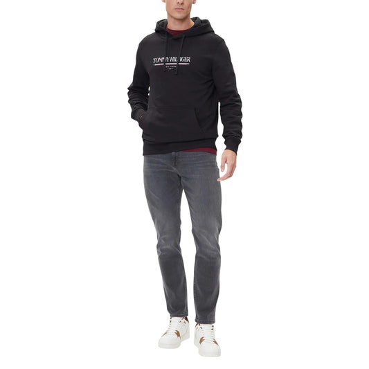 Tommy Hilfiger Jeans Uomo Grigio Zip Bottone Tasche Interne Esterne Cotone Organico Elastan Autunno Inverno MW0MW39660