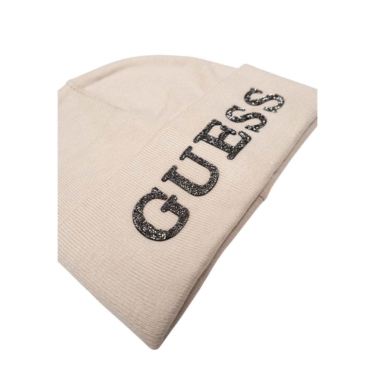 Cuffia donna Guess con strass – Cappello invernale in maglia con logo AW5398 POL01.