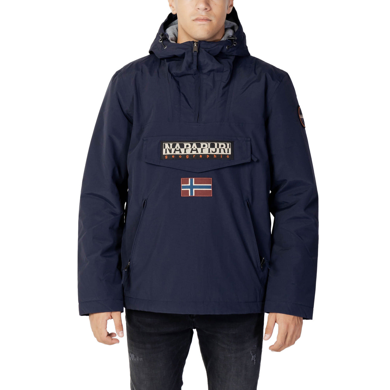 Napapijri Giacca Anorak Rainforest Uomo Grigia NP0A4GMD