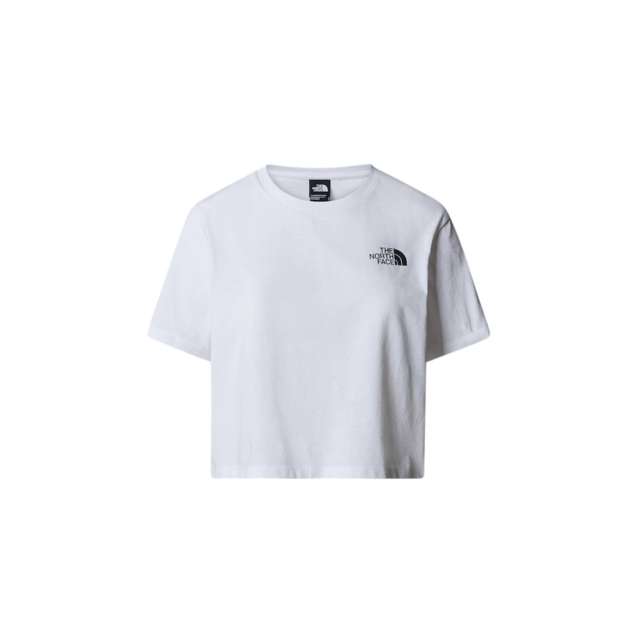 The North Face T-Shirt Donna Bianca Stampa Manica Corta Scollo Tondo 60% Cotone 40% Poliestere Primavera/Estate NF0A87U4