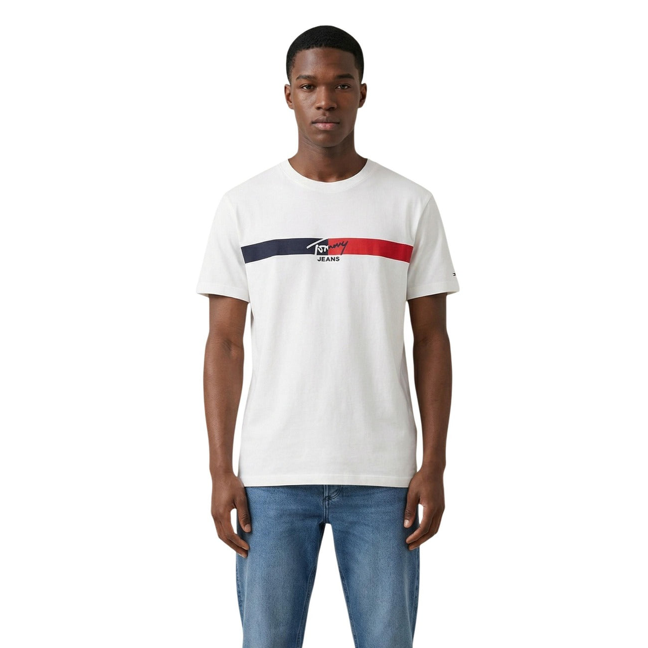 Tommy Hilfiger Jeans T-Shirt con stampa maniche corte Uomo DM0DM22539