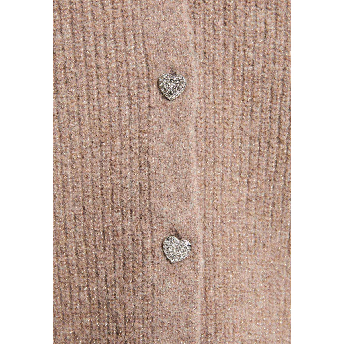 Cardigan donna Morgan De Toi beige – Maglia mezza stagione con bottoni sulla schiena 242-MIMO.