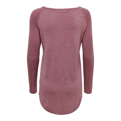 Only Maglia Donna Rosa Scollo Tondo Manica Lunga Viscosa Poliammide Primavera Estate WH7_27359145_ROSA