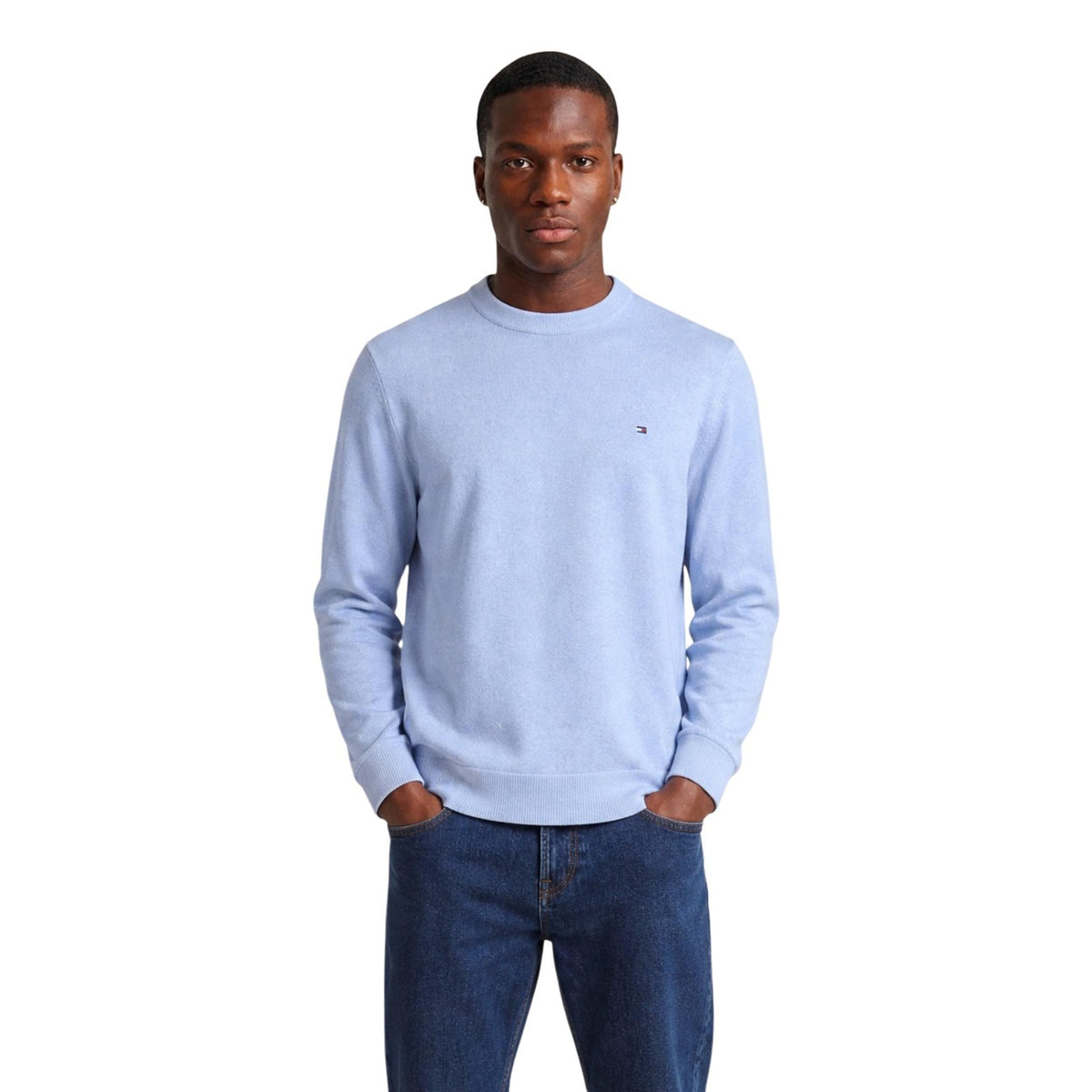 Tommy Hilfiger Pullover con cashmere e logo Uomo MW0MW28046