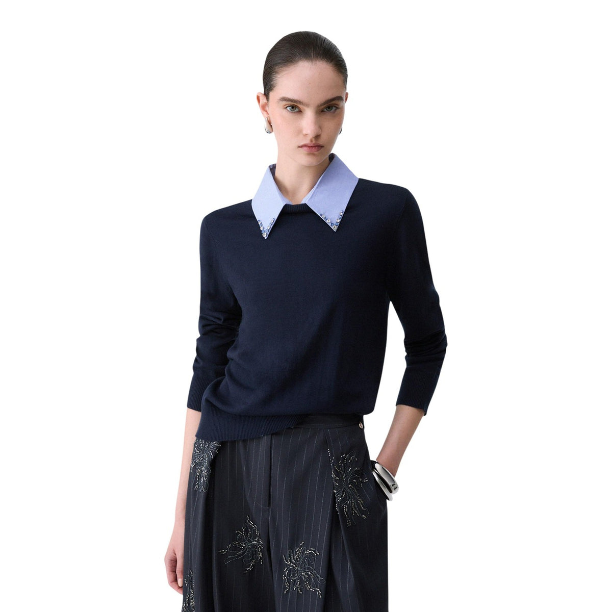 Liu Jo Maglia Dégradé con Paillettes Donna SWEATER