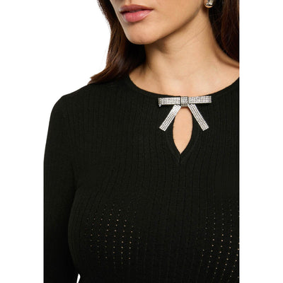 Morgan De Toi Gonna Donna Nera con Cerniera - Gonna Viscosa Poliestere Poliammide