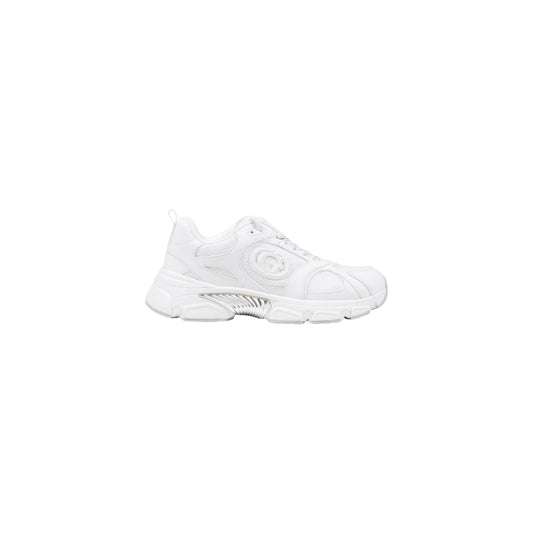 Guess Sneakers Donna Bianche in Poliestere 62% e Poliuretano 38% Basse Sportive FLTIBI ELE12