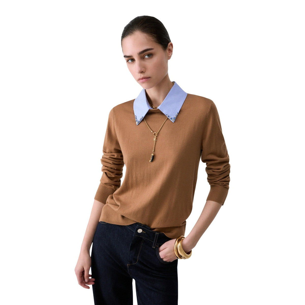 Liu Jo Maglia Dégradé con Paillettes Donna SWEATER