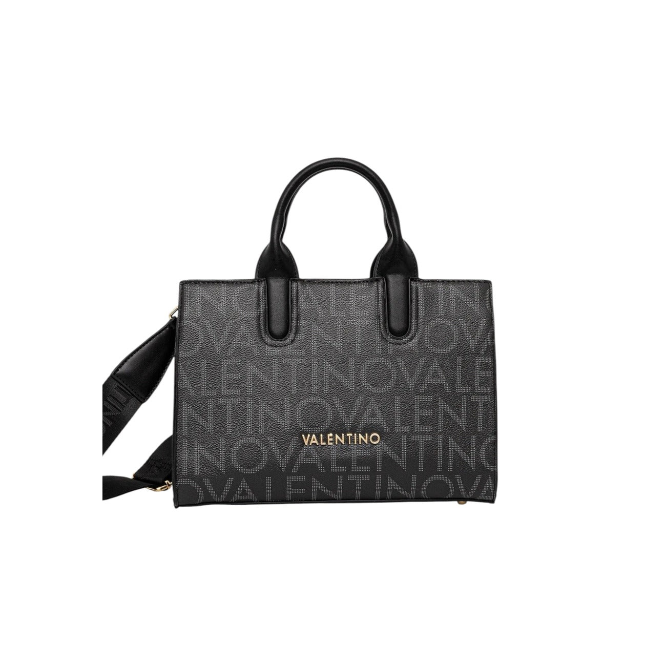 Valentino Bags Borsa Donna Marrone a Mano Tracolla con Cerniera - Borsa Poliuretano Tasca Interna 28.5x19x11.5cm