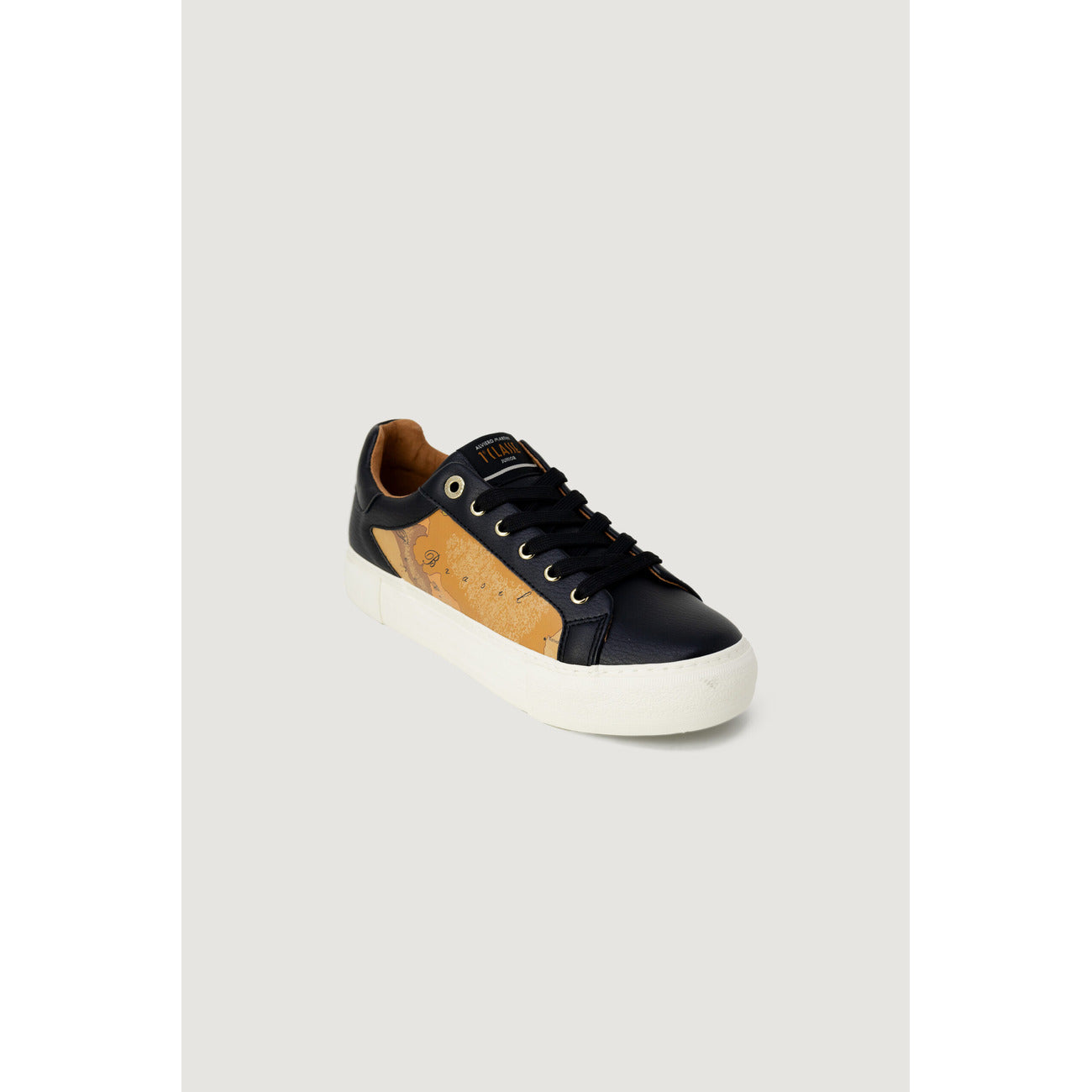 Alviero Martini Prima Classe Sneakers Donna Nere Colorate con Lacci - Sneakers Basse Sportive