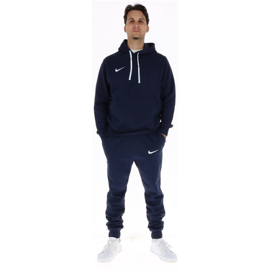 Pantaloni tuta uomo Nike blu – Joggers in cotone felpato con polsino CW6907.