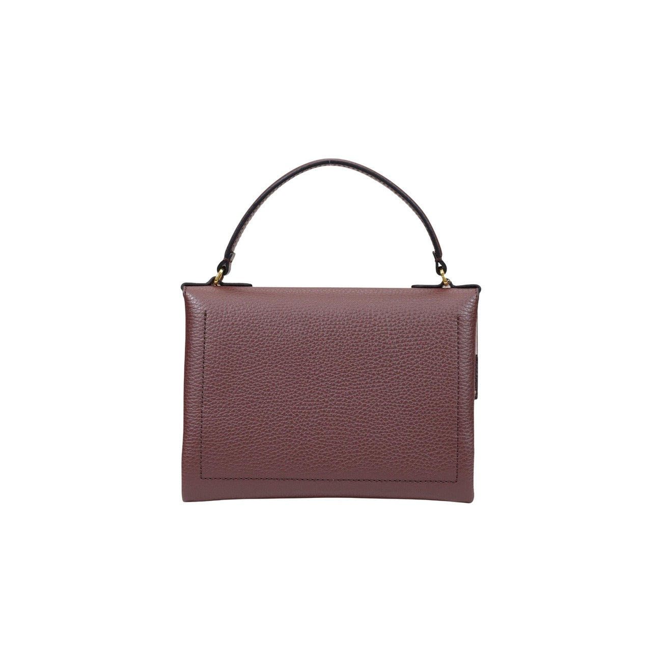 Borsa Coccinelle donna Flat Mini pelle viola scuro E1 MD5 19 03 01. Pochette elegante in vera pelle con tracolla e cerniera zip, borsa piccola da sera e tempo libero pelletteria italiana.