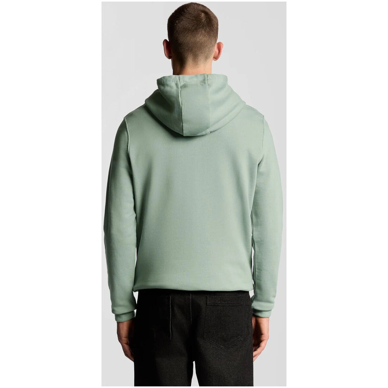 Lyle & Scott Felpa Uomo Verde con Cappuccio Maniche Lunghe Tasche Anteriori in Cotone 100% Autunno/Inverno ML416VOG