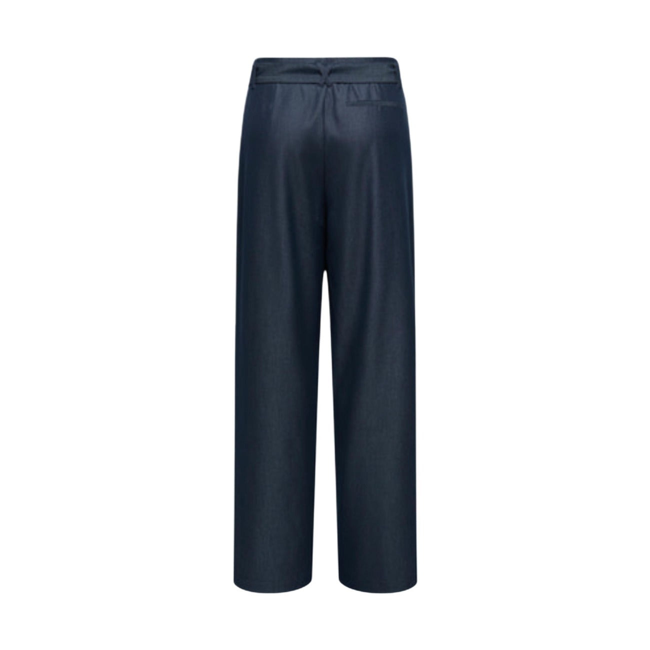 Pantaloni Only Onlsigne Life; 74% Poliestere Riciclato. Vita alta con cintura, gamba larga, tessuto stretch. Pantaloni donna eleganti, fluidi e sostenibili per la PE26. Vista posteriore 