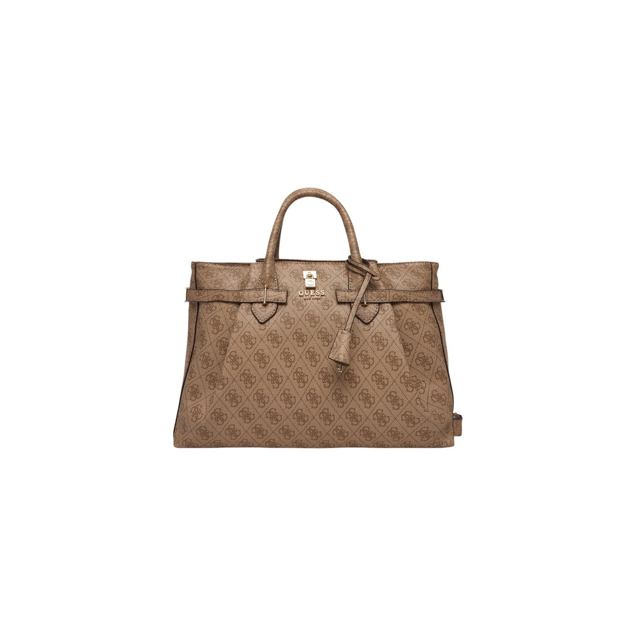 Borsa Guess donna beige 100% poliuretano 38x27x13 cm - vista frontale