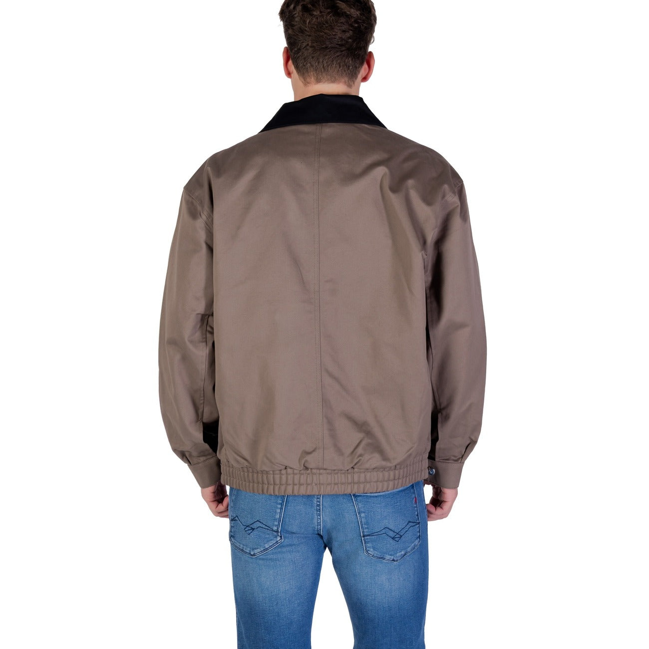 Calvin Klein Jeans Giacca Uomo Grigia con Zip LV04RC409G