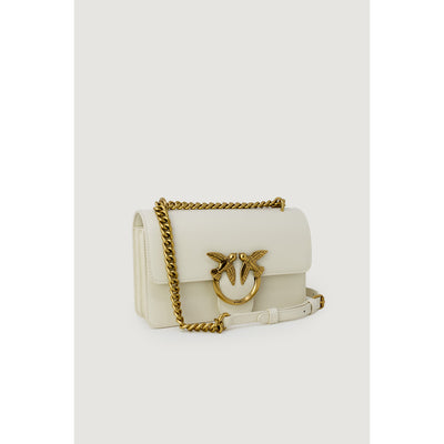 Borsa a Tracolla Donna Pinko Bianco e Nera - Stile Italiano Glamour
