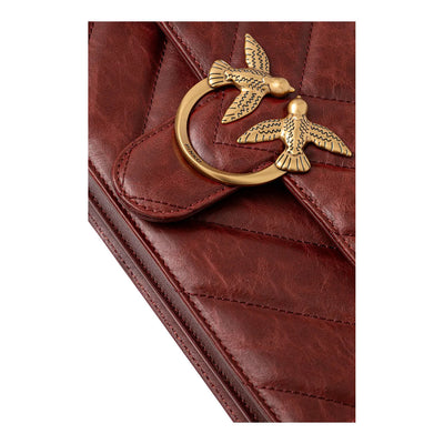 Borsa a Tracolla Donna Pinko Rossa - Stile Italiano Glamour