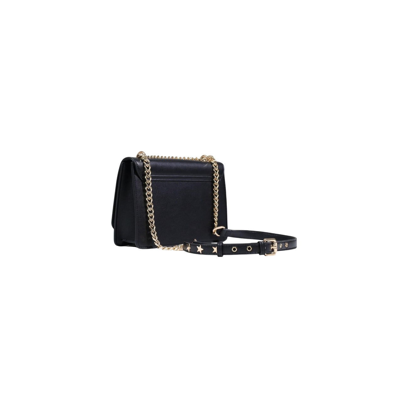 Replay Borsa Donna Nera a Tracolla con Bottone - Borsa Poliestere 25x17x7cm