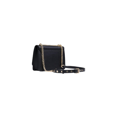 Replay Borsa Donna Nera a Tracolla con Bottone - Borsa Poliestere 25x17x7cm