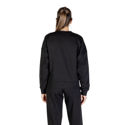 Guess Felpa Donna Nera V5YQ12 KCRP0 - Cotone 100% Strass