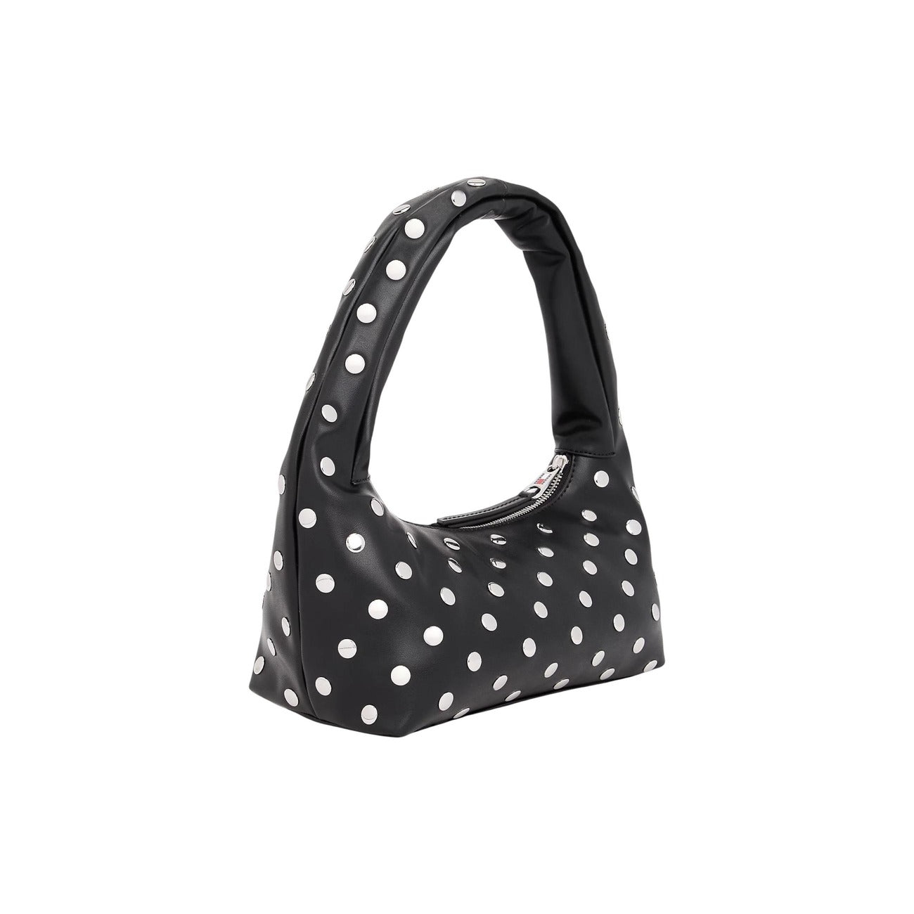 Tommy Hilfiger Jeans Borsa Donna Nero Mano Cerniera Tasca Interna Poliuretano 100% Autunno Inverno AW0AW17894
