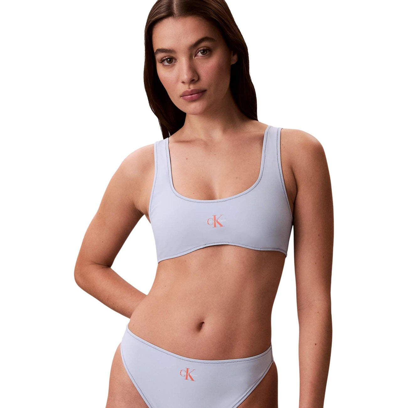 Calvin Klein Jeans Top Bikini A Reggiseno - CK Monogram Donna BRALETTE