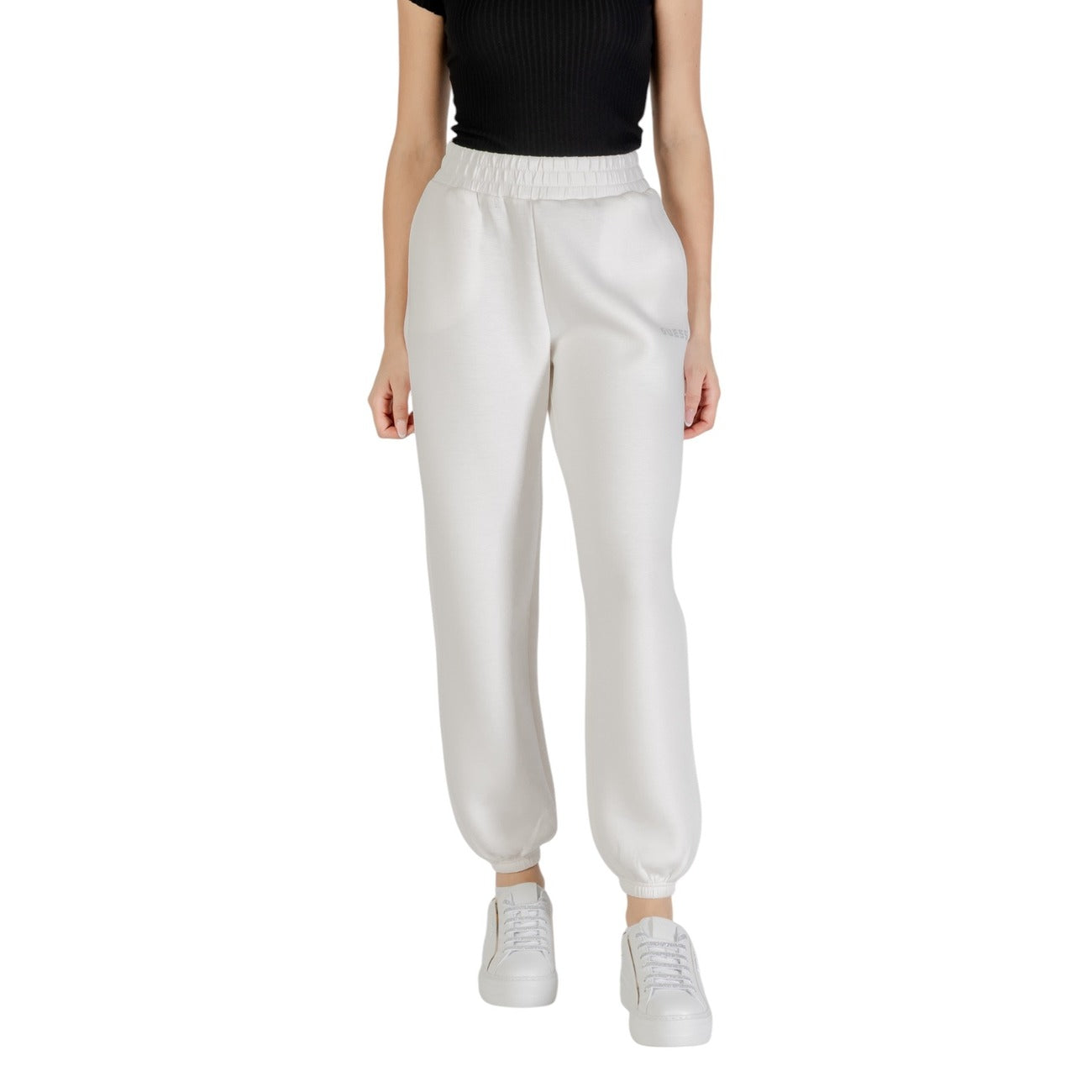 Guess Active Women's White Viscose Sweatpants - Casual Style