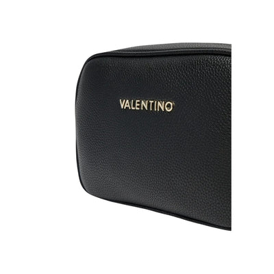 Valentino Bags Borsa Donna Nera a Tracolla - Borsa con Cerniera e Tasca Interna 20.5x14.5x7cm