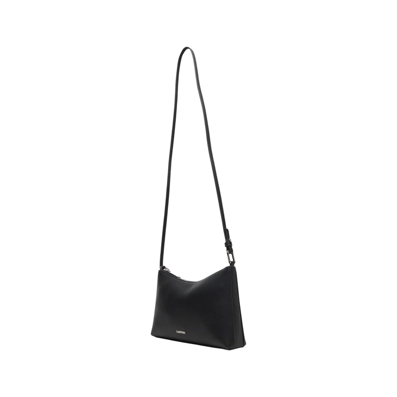 Calvin Klein Women's Black Handbag - Zippered Bag with Internal Pockets