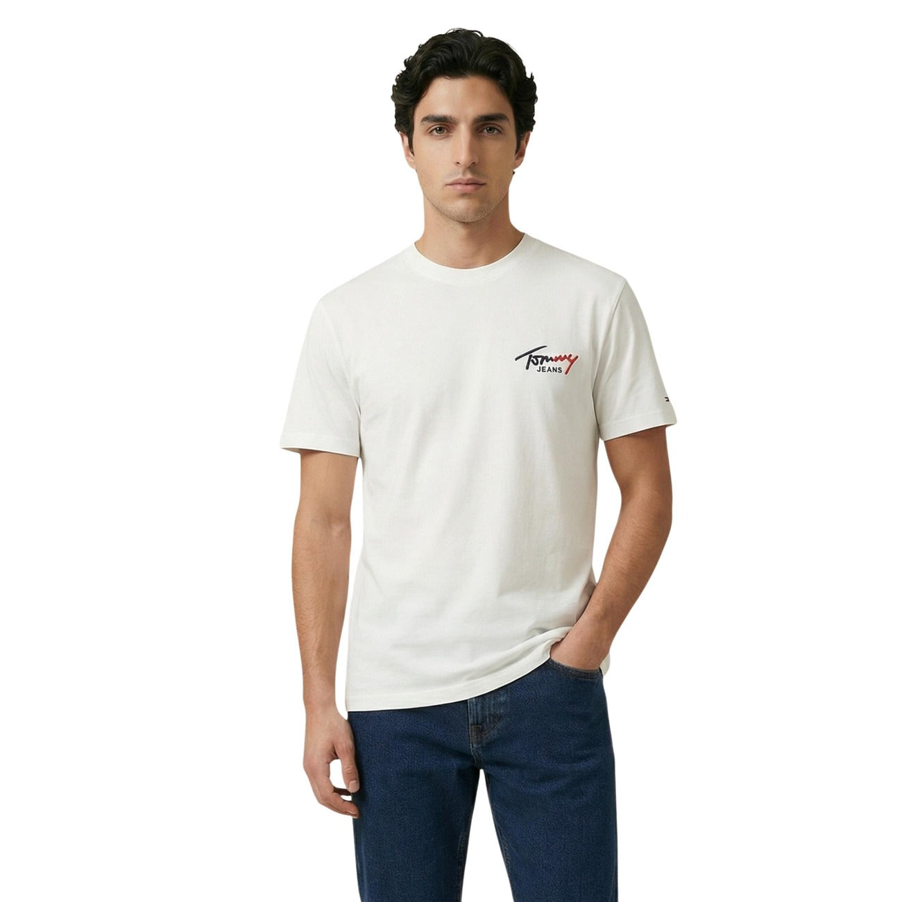 Tommy Hilfiger Jeans T-Shirt con stampa maniche corte Uomo DM0DM22538