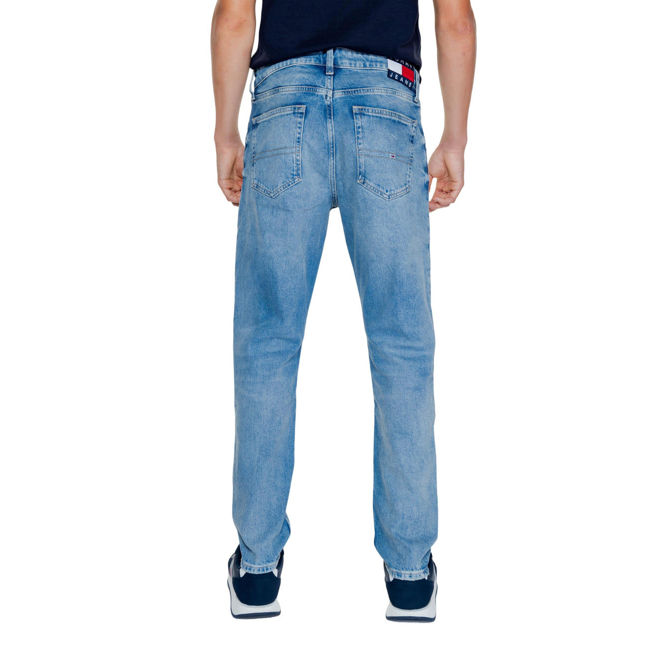Tommy Hilfiger Jeans Jeans Uomo Blu Cotone 99% Lycra 1% Autunno Inverno DM0DM19346
