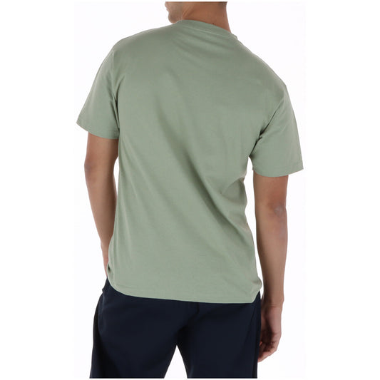 T-shirt Vans Uomo Verde; 100% Cotone. Vestibilità classica, maniche corte, girocollo. Logo stampato frontale, lavabile a macchina a 30°C. Stile streetwear autentico. Vista posteriore 