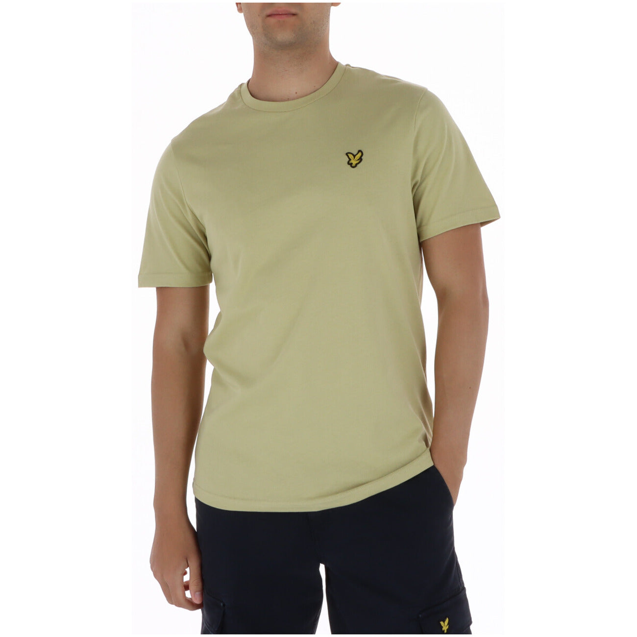 Lyle & Scott T-Shirt Uomo Marrone Manica Corta Scollo Tondo 100% Cotone Autunno/Inverno TS400VOG