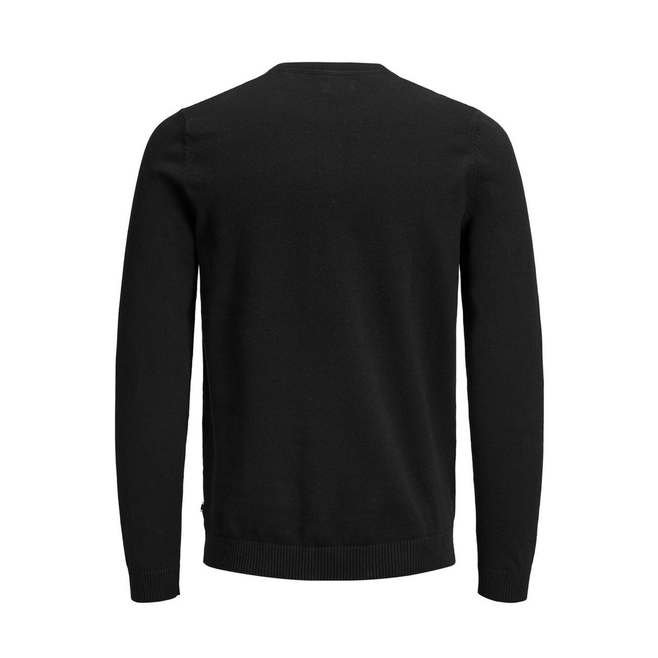 Jack & Jones Maglia Uomo Nera Manica Lunga Cotone 100% Autunno Inverno WH7_232069_NERO